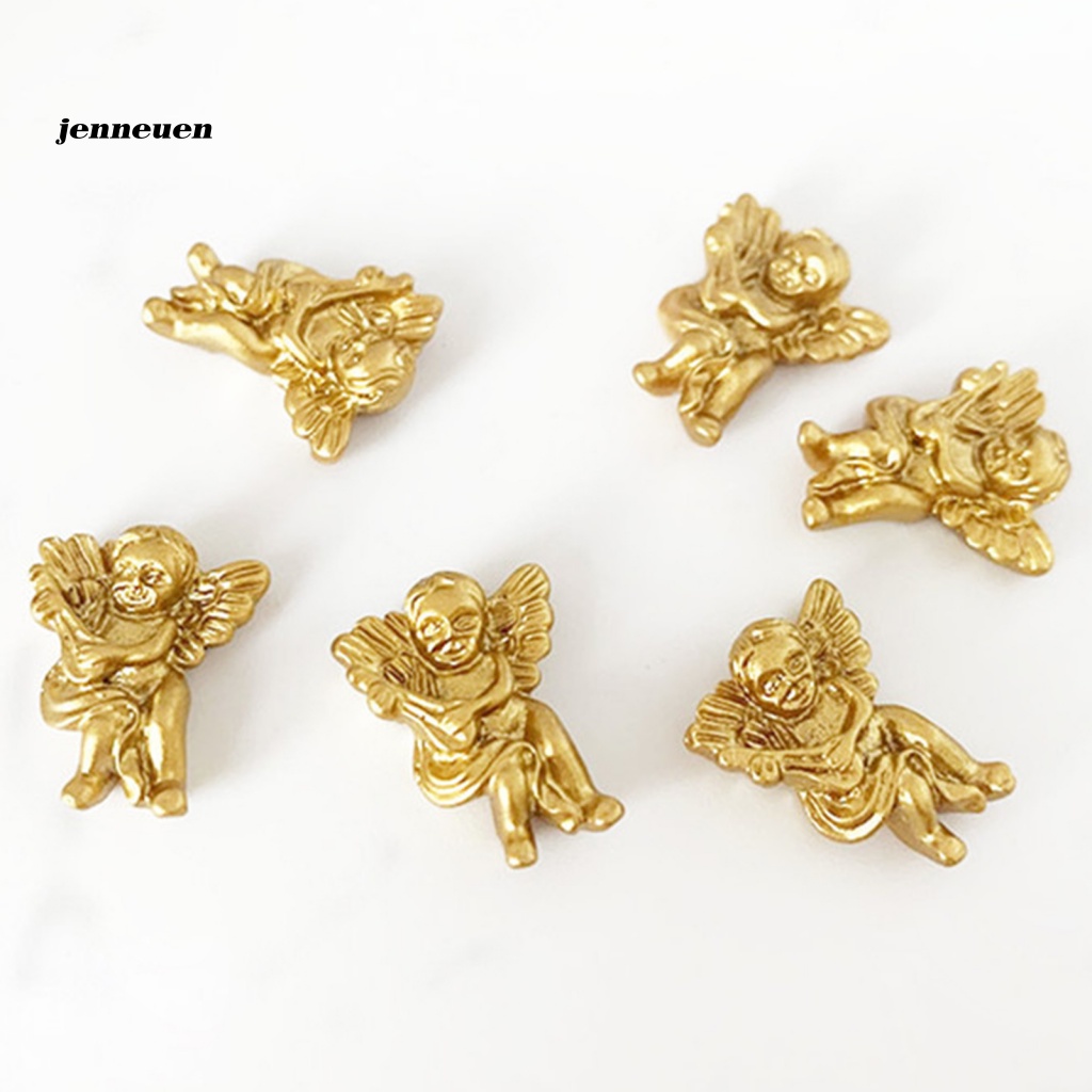 Set 2 Hộp Phụ Kiện Trang Trí Móng Tay Nghệ Thuật Hình Thiên Thần 3D DIY