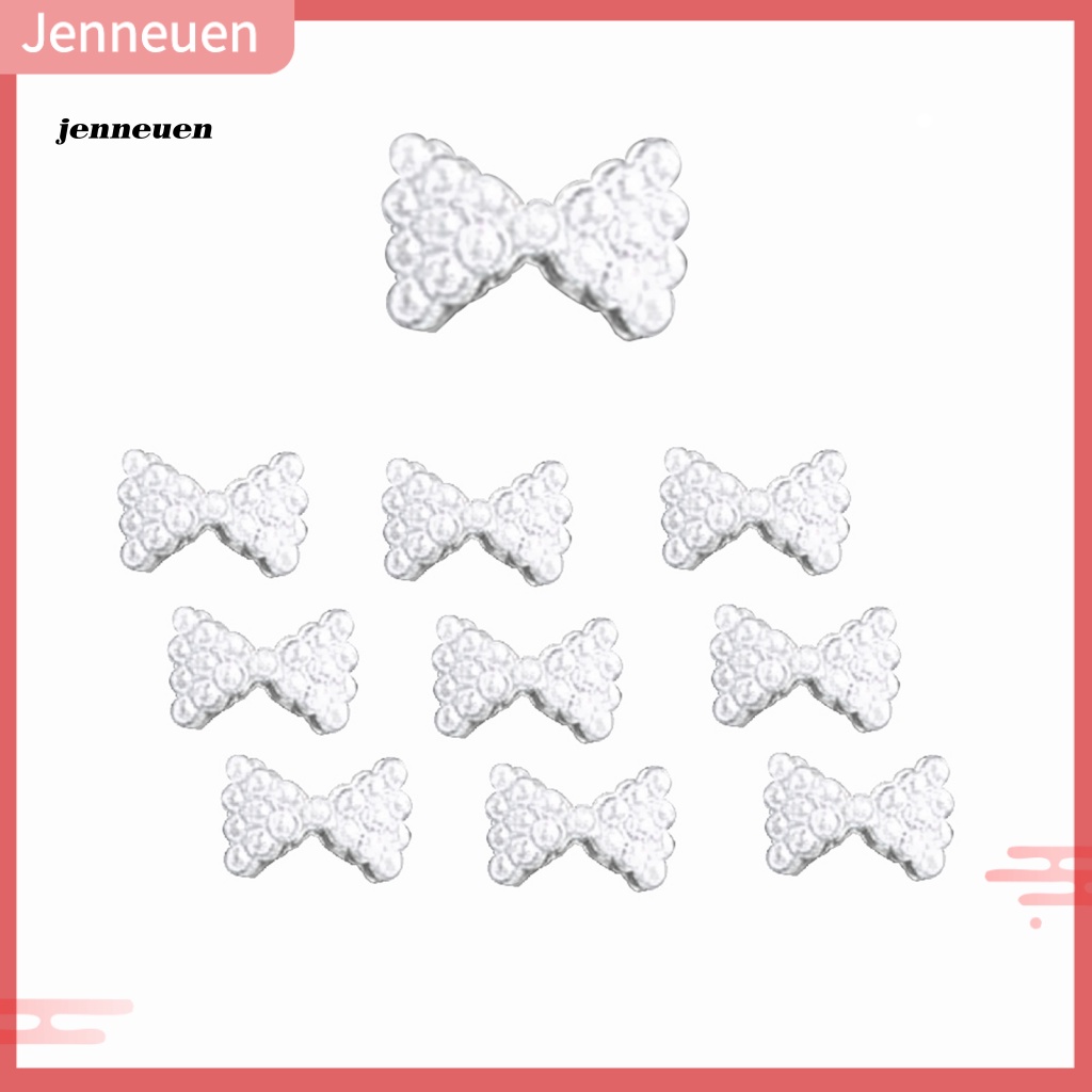 Set 10 Miếng Dán Trang Trí Móng Tay Bằng Hợp Kim Có Thể Tháo Rời