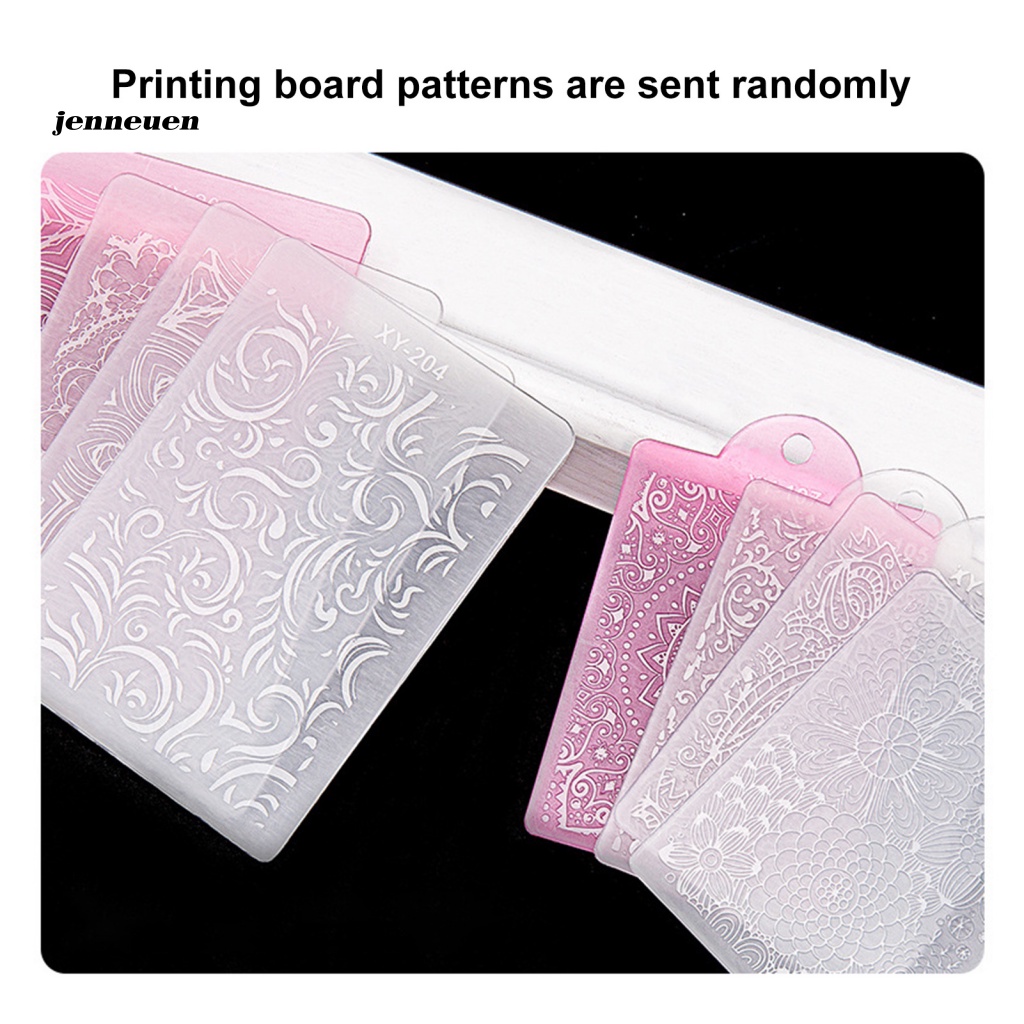 1 Bộ Dụng Cụ In Hình Trang Trí Móng Tay Nghệ Thuật Dễ Vệ Sinh Dành Cho Nữ