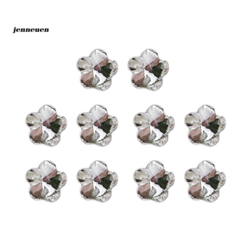 Set 10 Phụ Kiện Đính Đá Trang Trí Móng Tay Nghệ Thuật