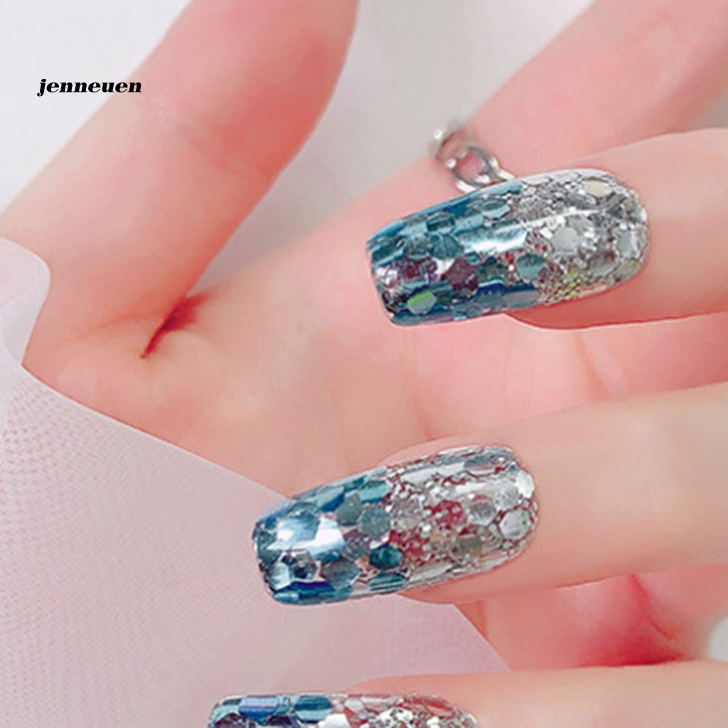 Set 2 Phụ Kiện Trang Trí Móng Tay Nghệ Thuật Tạo Hiệu Ứng Nàng Tiên Cá Lấp Lánh