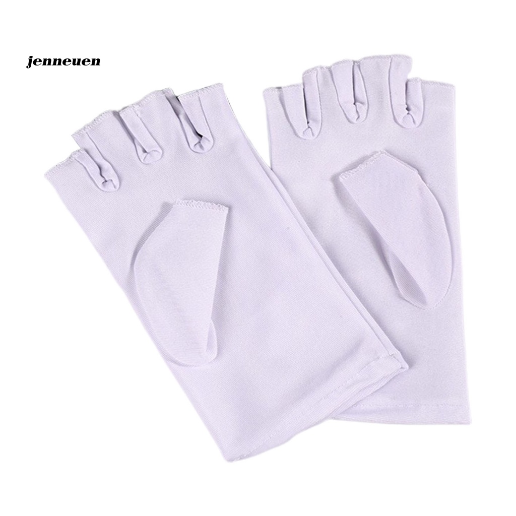 1 Đôi Găng Tay Không Ngón Bảo Vệ Khi Làm Móng UV Harm