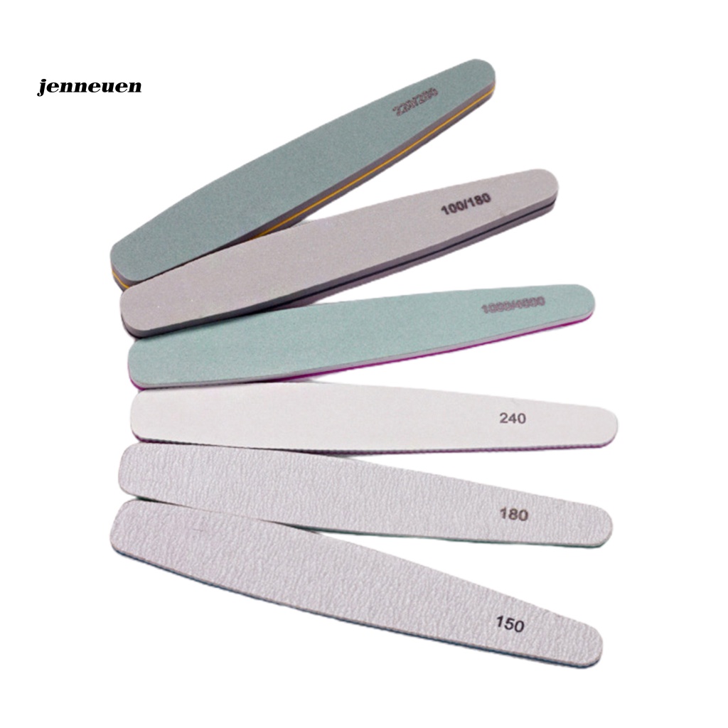 Bộ 6 Cây Dũa Móng Hai Mặt Hình Tròn Dễ Mang Theo