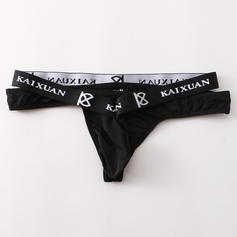 Quần lót nam sexy/Jockstrap G-String Thong/Thong cho nam giới Băng lụa lưới vải thoáng khí thoải mái