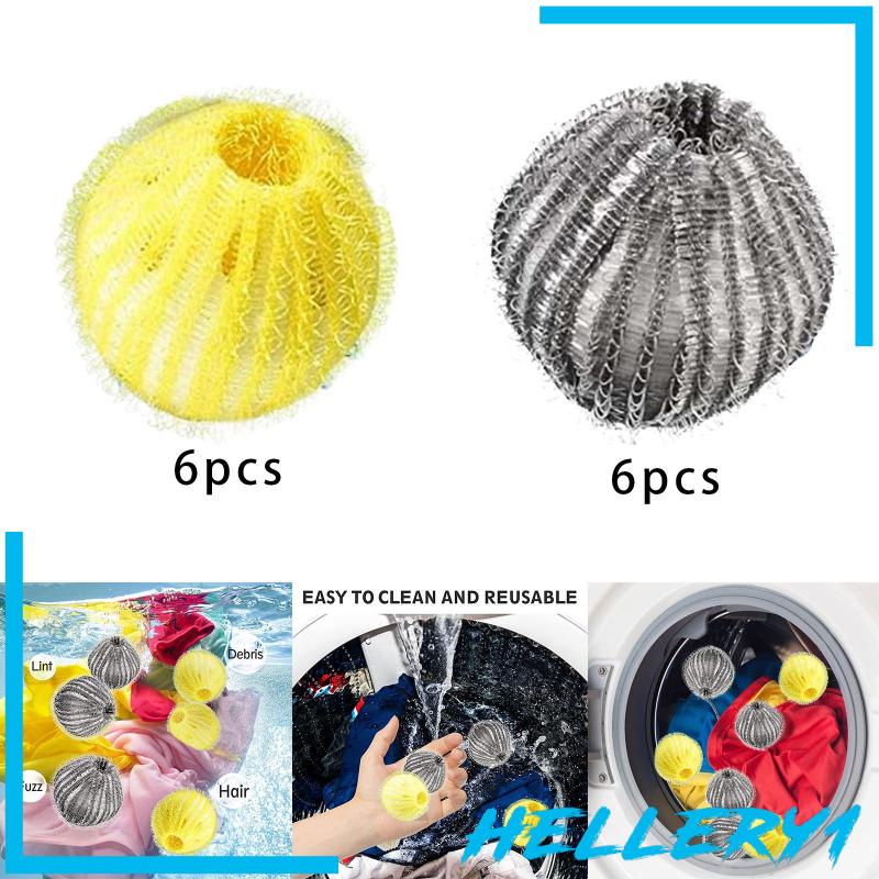 Set 6 Quả Bóng Loại Bỏ Lông Thú Cưng Trên Máy Giặt