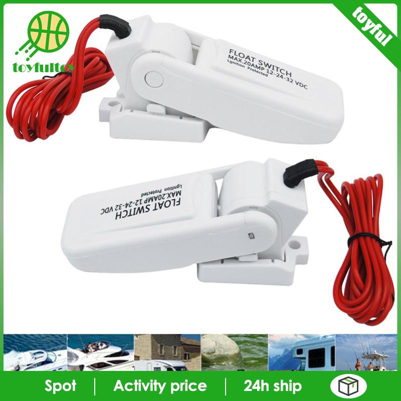 Công Tắc Cảm Biến Dòng Điện DC12V 20 Amp Màu Trắng Chuyên Dụng Cho Tàu Thuyền