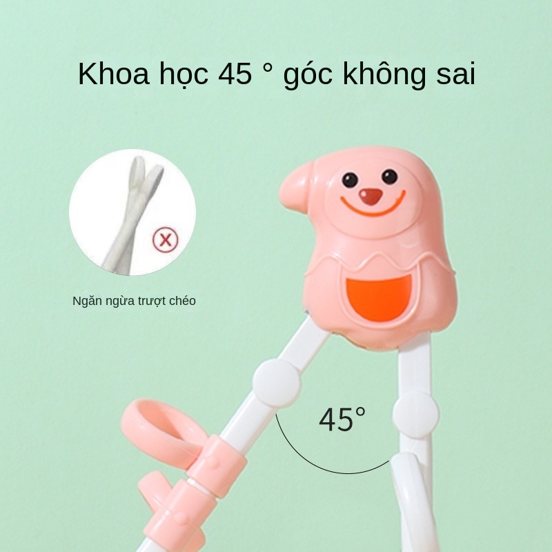 Đôi Đũa Tập Ăn Họa Tiết Hoạt Hình Dễ Thương Cho Bé 1-2-3 Tuổi MY0032