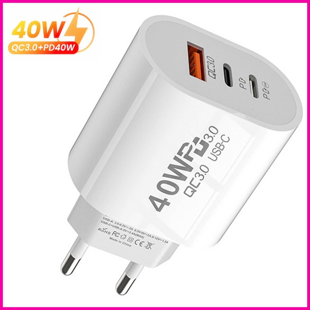 Cục Sạc Nhanh 40W USB PD Chuyên Dụng Cho Laptop