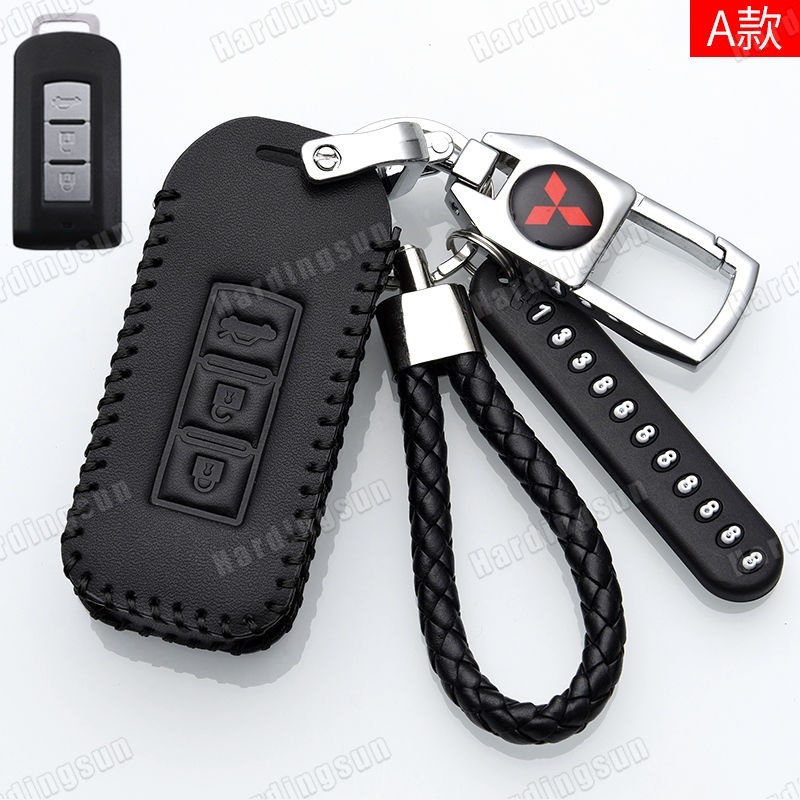 Bao Da Đựng Chìa Khóa Xe Hơi Mitsubishi Mirage G4 Triton Mirage / Attrage Xpander Pajero Sport Montero Sport Strada Outlander PHEV