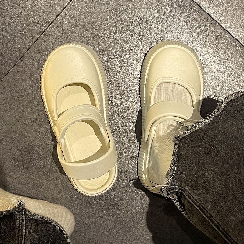 HHH Dép sandal nữ dép đi biển dép mary jane Đế Dày 2023NEW Thoải Mái Xinh Xắn