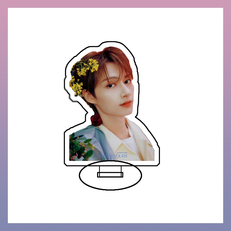 Bộ 8 Tấm Biển Hiệu Hai Mặt Bằng Acrylic Hình Nhóm Nhạc Kpop Seventeen