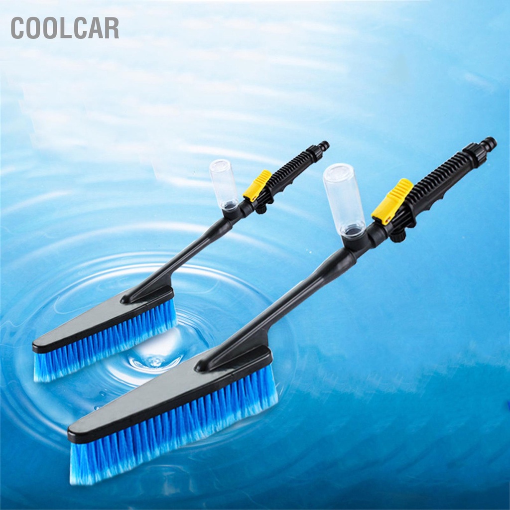 CoolCar Bàn chải rửa xe làm sạch tay cầm dài với bình xịt xà phòng cho nhà bếp máy