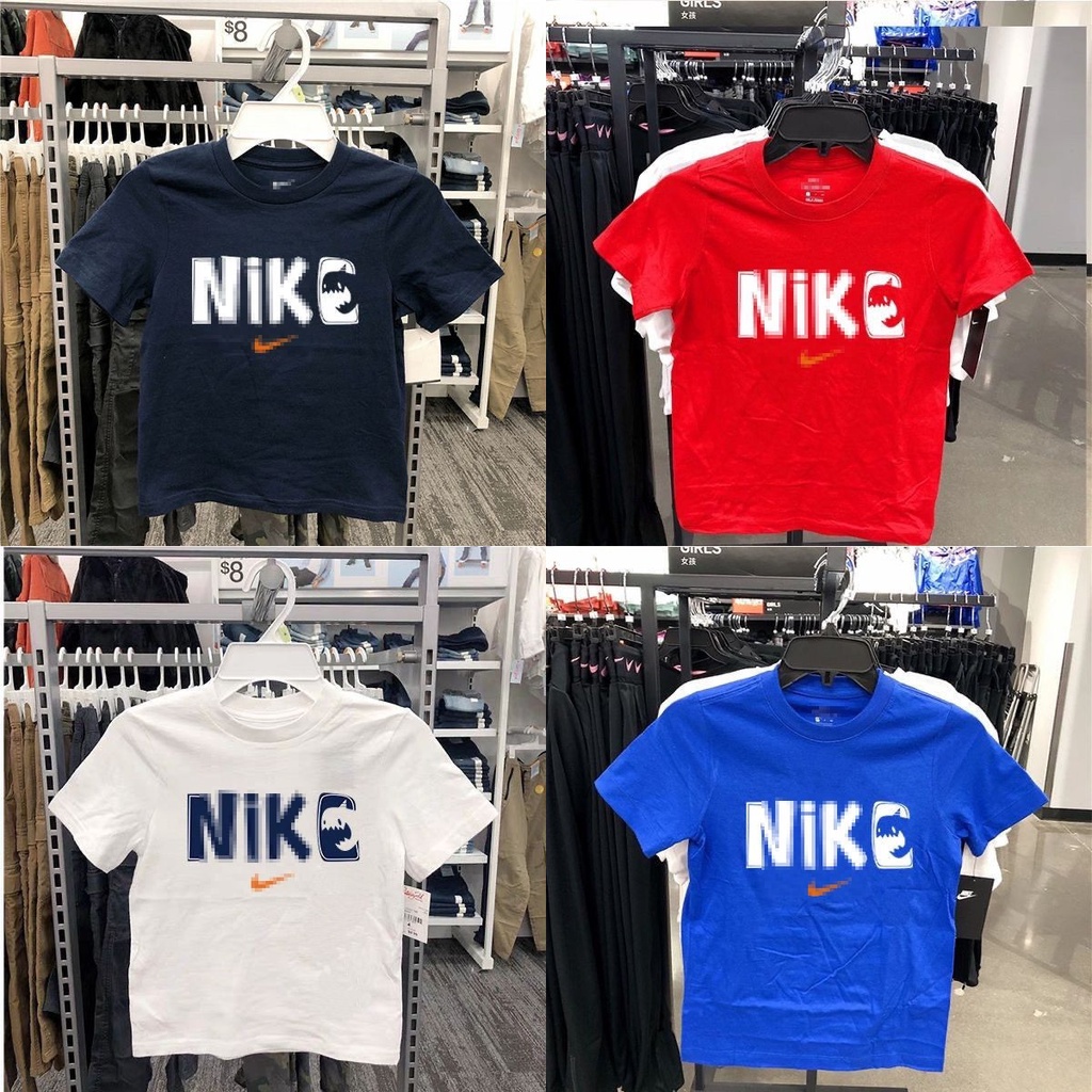 Không có nhãn hiệu trên quần áo No brandtag 1-14years boy girl children school sports casual wear short sleeve t-shirt dễ thương in thời trang mùa hè quần áo trẻ em