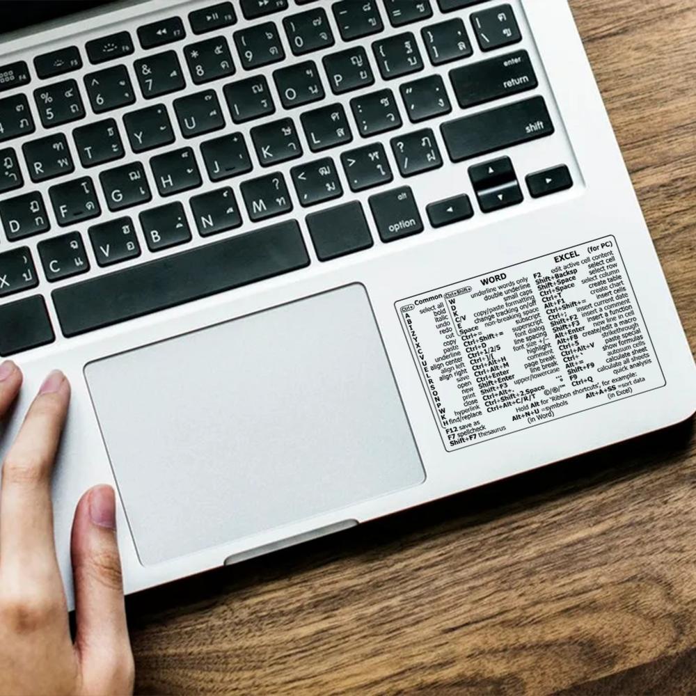 Miếng Dán Phím Tắt Cắt Tự Dính Cho PC Laptop MAC Photoshop
