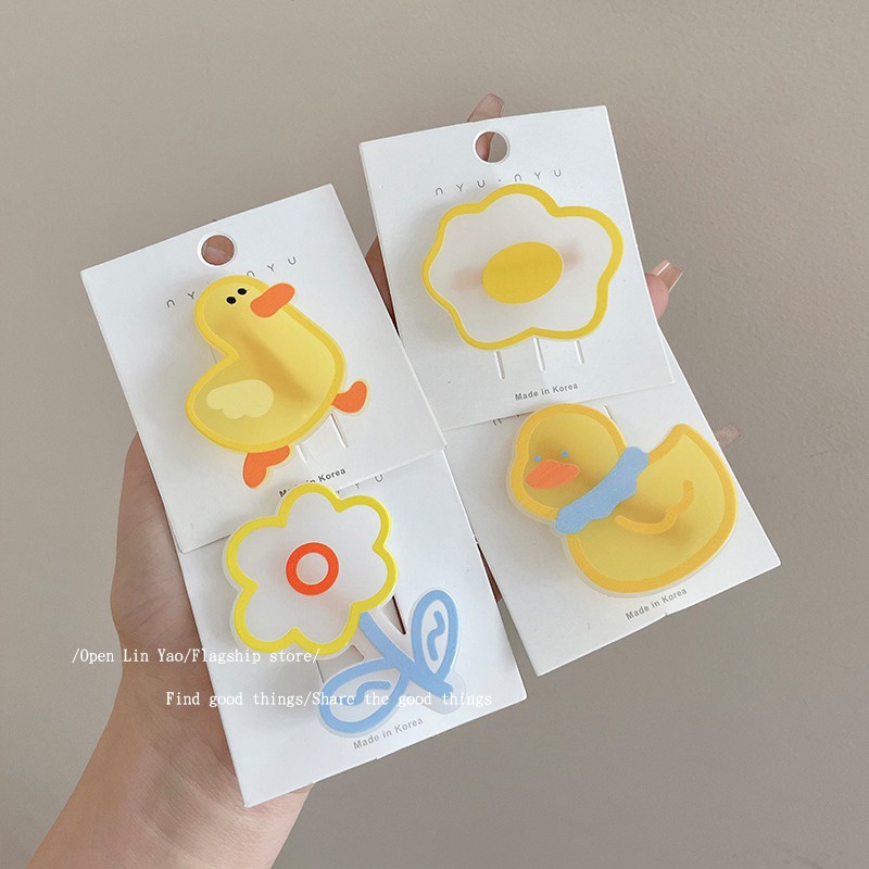 Kẹp Tóc Hoạt Hình Dễ Thương Cho Bé Gái
