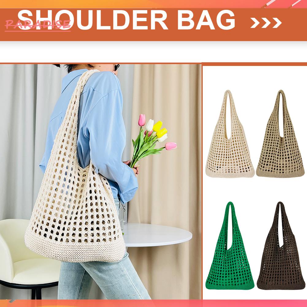Túi Xách Đan Móc Mềm Mại Thời Trang Cho Nữ