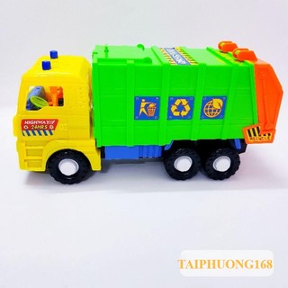 Đồ chơi xe vệ sinh môi trường chạy trớn hàng vn - to - đẹp, đồ chơi xe bé trai