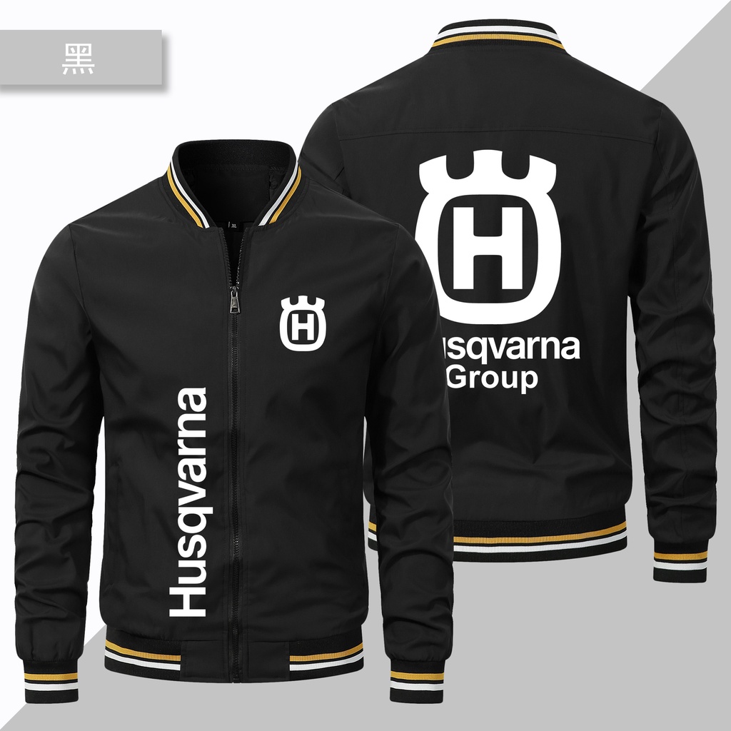 Áo Khoác In LOGO Husqvarna Kiểu Dáng Thể Thao Có Size Lớn Dành Cho Nam Giới