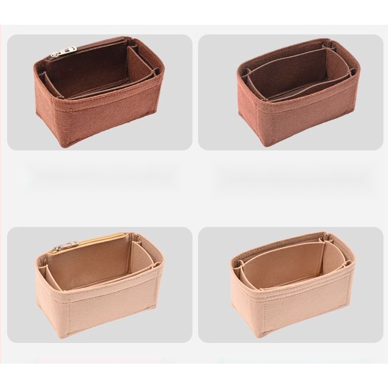 Lót túi LV vanity chia ngăn túi