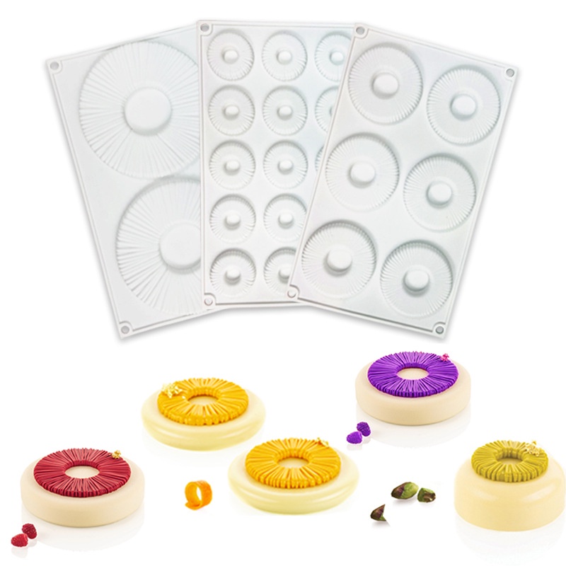 Khuôn Silicone 2 / 6 / 15 Ô Tự Làm Bánh Tiện Lợi