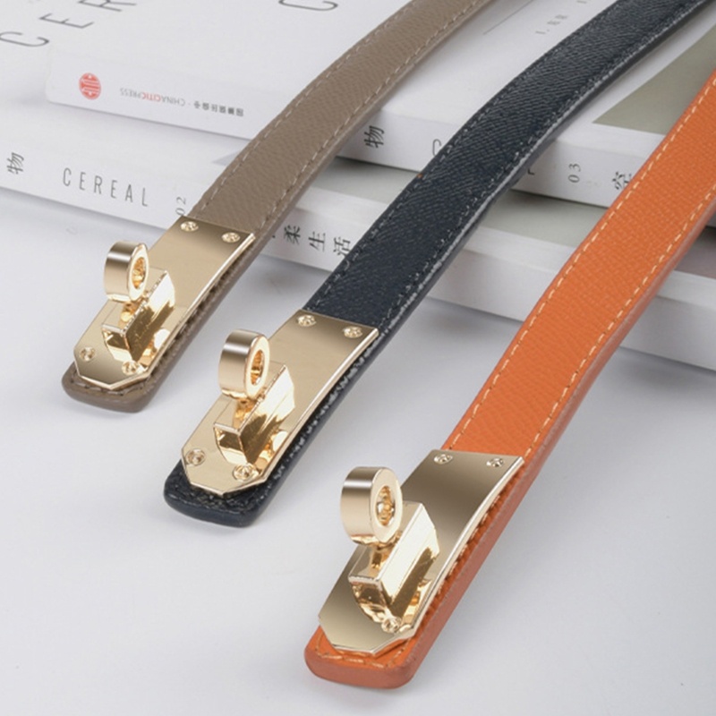 Ivy ladies alloy buckle belt thắt lưng thắt lưng mỏng cho dress jeans có thể điều chỉnh