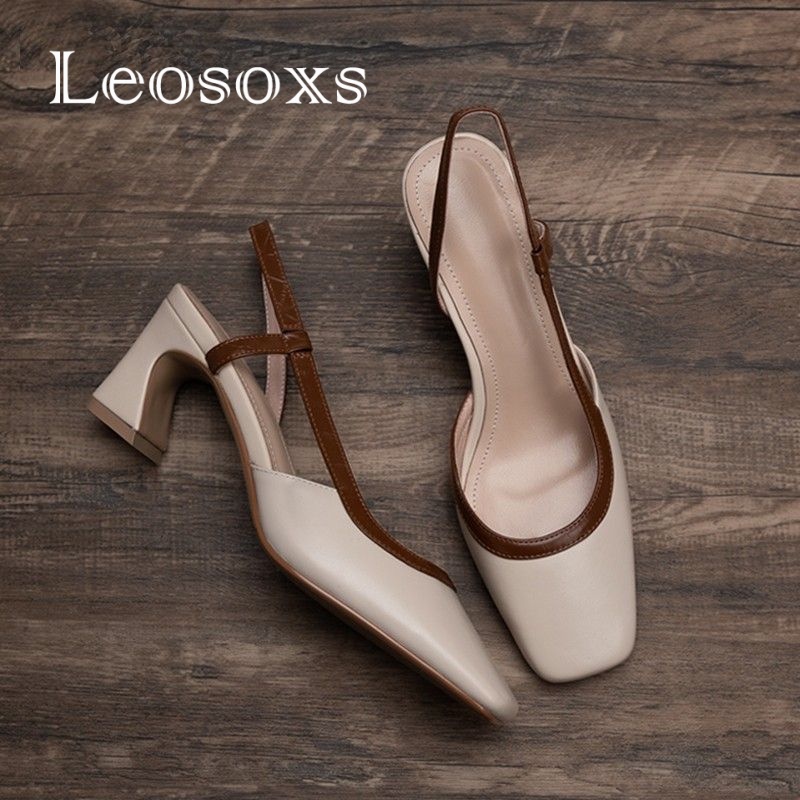 Leosoxs dép sandal nữ dép bánh mì nữ thời trang dép đế cao Chống Trượt 072412 Comfortable Phong cách Beautiful Chất lượng cao B28G13S 36Z230909