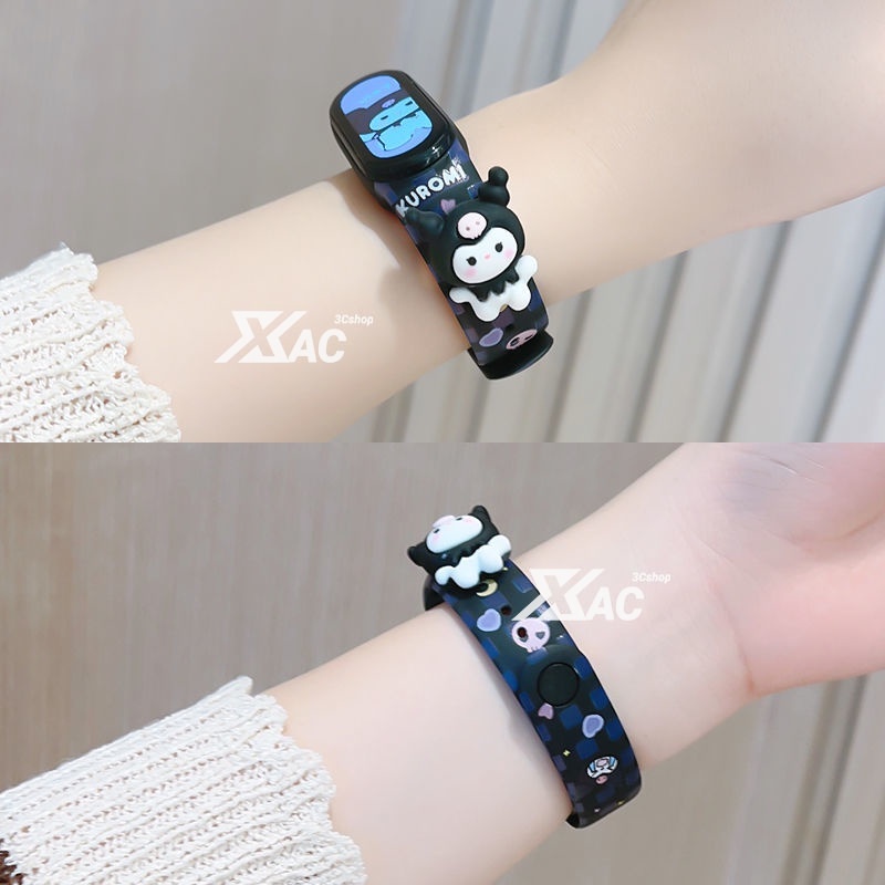 Dây Đeo Thay Thế Họa Tiết Hoạt Hình Cho Mi Band 8 Mi Band 7 Mi Band 5 Mi Band 8 / 7 / 6 / 5
