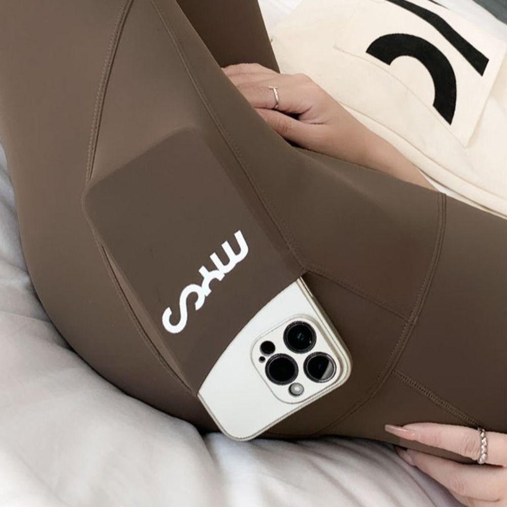 Quillan Quần Legging Lưng Cao Có Túi Ôm Dáng Thoáng Khí Co Giãn Dành Cho Nữ Chạy Bộ