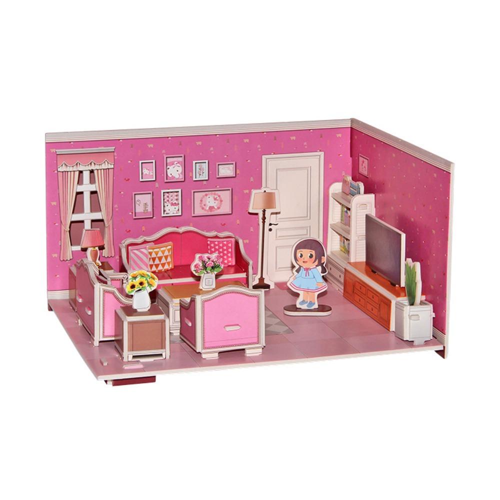 Daron1 Bộ Đồ Chơi Xếp Hình 3d Bằng Giấy diy Giáo Dục Cho Bé