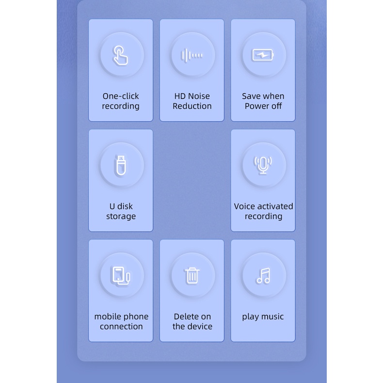 Máy Ghi Âm Giọng Nói Thông Minh MP3 S30 Mini Có Móc Khóa