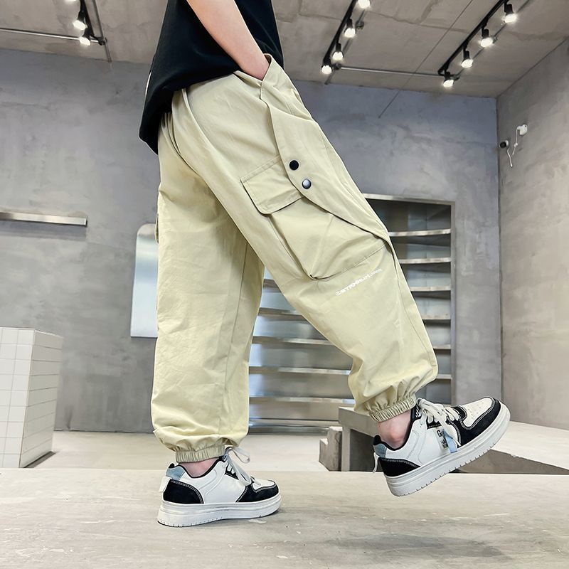 Quần Dài Thể Thao Rộng Rãi Phong Cách Hàn Quốc Mới 2023 Dành Cho Bé Trai