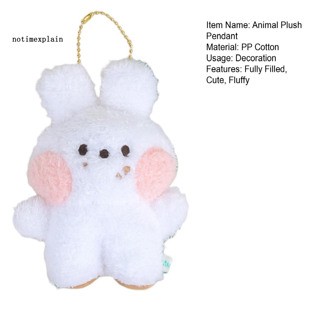 Móc Khóa Hình Thú Nhồi Bông Đáng Yêu