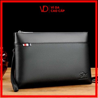 Ví Cầm Tay Da Mềm Cho Nam, Nhiều Ngăn Thẻ 8802 [VD Luxury_Ví Da Cao Cấp]