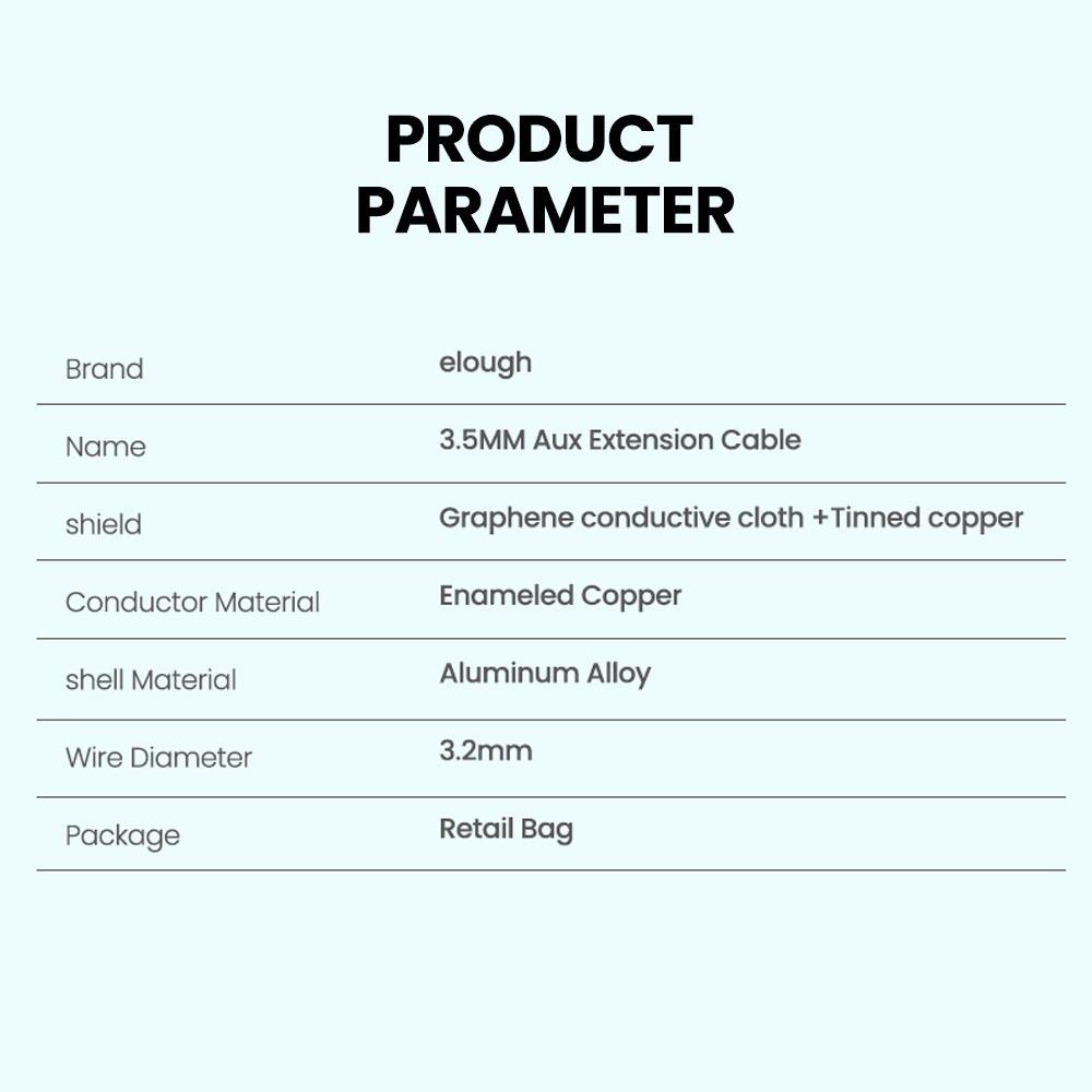 Lanfy Dây Cáp Âm Thanh Nối Dài 3.5mm 2 Vòng Cổng 3.5mm Tương Thích Với jack Cắm aux