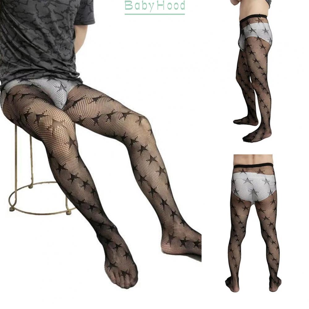 【Big Discounts】Gay Sissy Sexy Mesh Fishnet Pantyhose Hollow Body Stockings Lingerie Underwear#BBHOOD