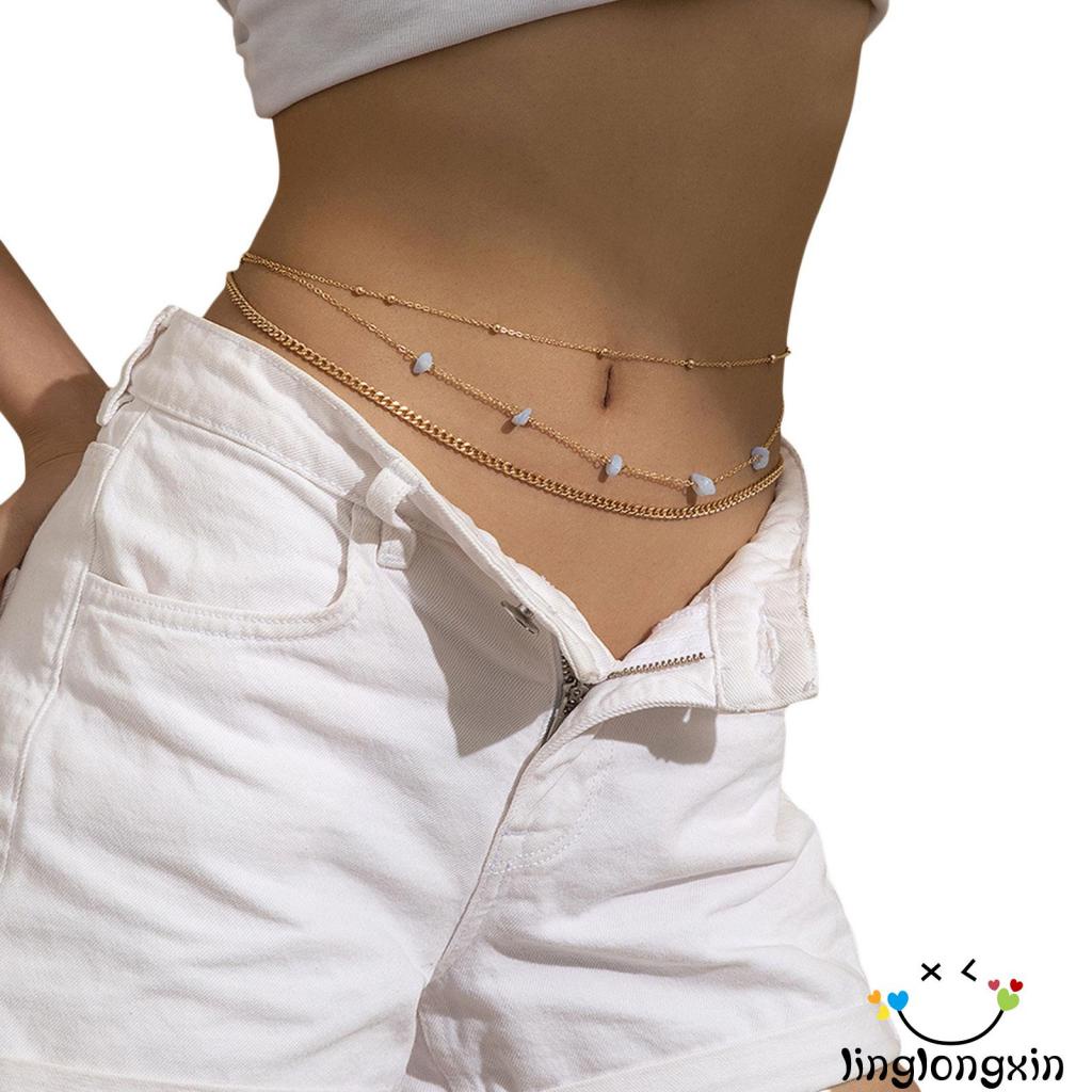 Dây Xích Đeo Hông Bụng Linglongxi2 Tầng Dành Cho Nữ