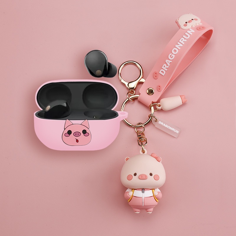 For Sony WF-1000XM5 Case 1000xm5 Protective silicone Cute Cartoon Covers Bluetooth Earphone Shell Headphone Portable