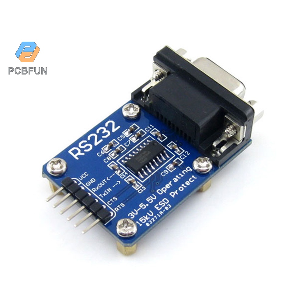 Mô Đun Cổng Pcbfun Rs232 Sang Ttl Rs232 Sang Uart + Cáp Esd 6pin