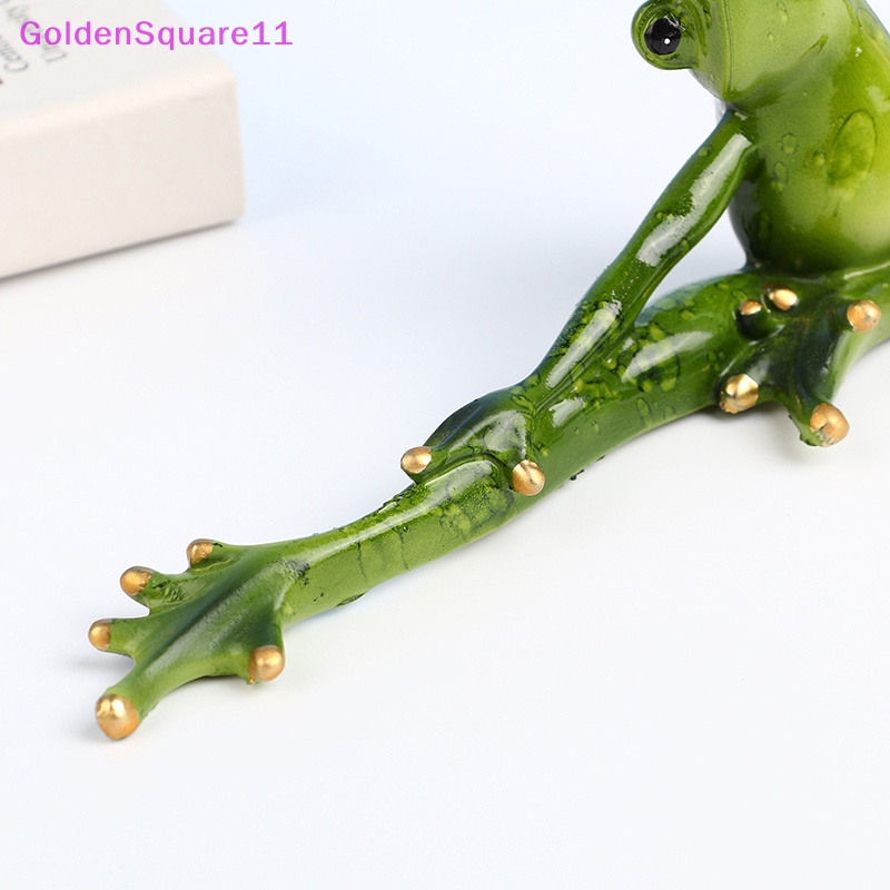 Mô Hình Cặp Đôi Ếch Hoạt Hình Bằng Resin Dễ Thương Trang Trí Nhà Cửa