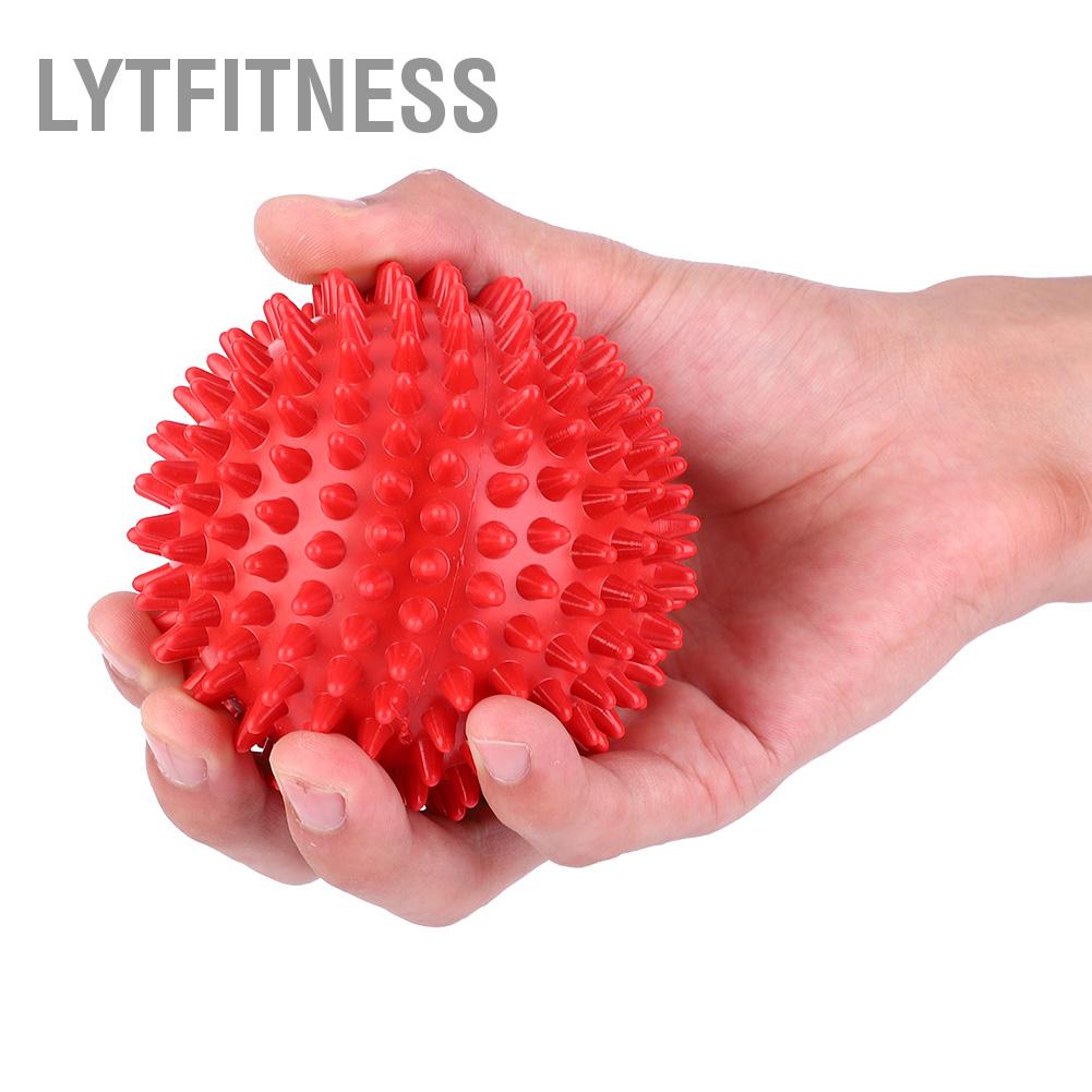 LYTFitness Con lăn massage bằng nhựa bền Cơ thể bóng có gai Tập dục Dụng cụ thư giãn ngón tay 7 5cm/9cm