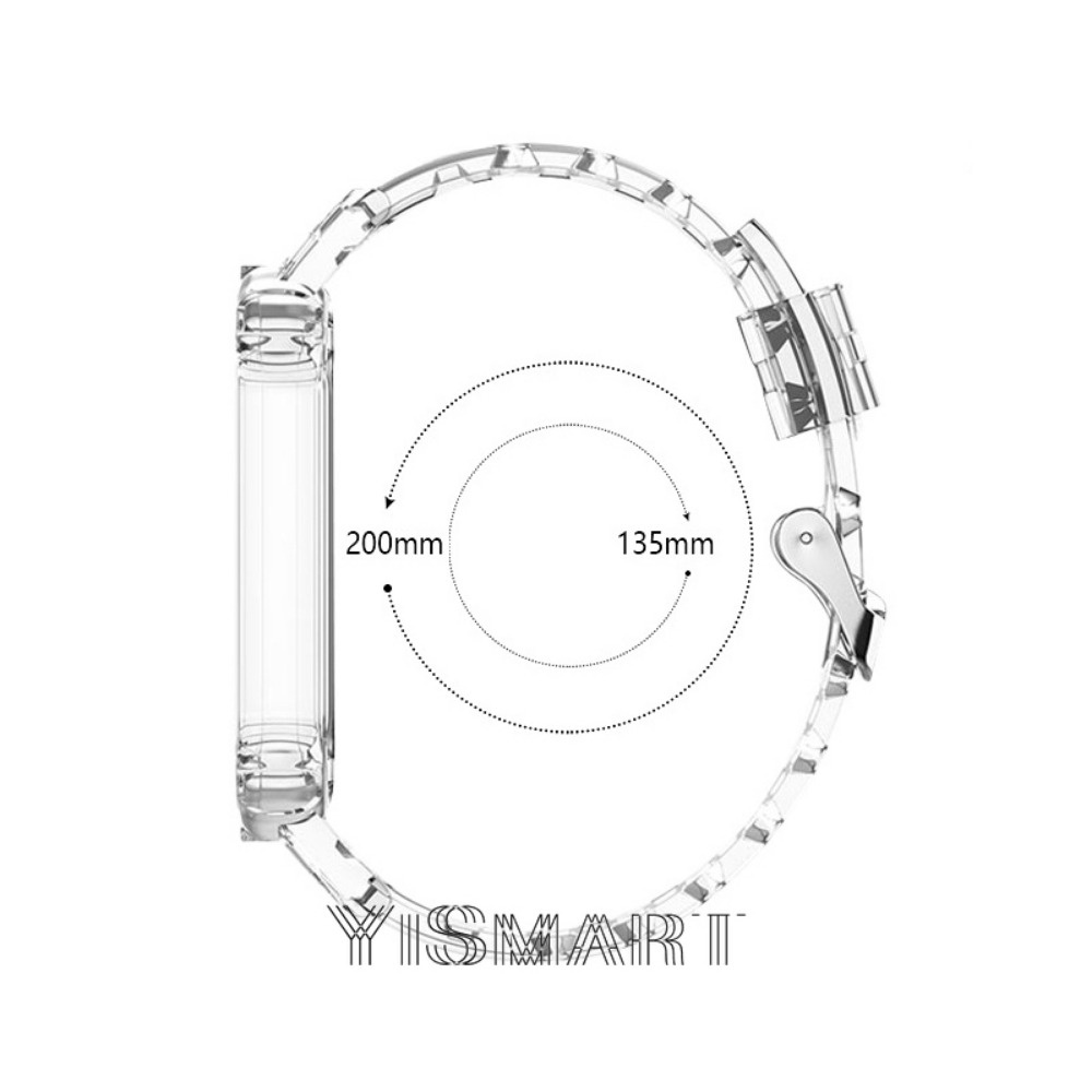 Vỏ glacier cho xiaomi mi band 3 4 5 6 7 dây đeo tay tpu mềm cho miband band 8 phụ kiện dây đeo thay thế