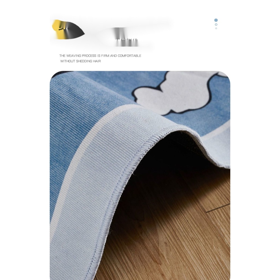 Thảm tròn 3d phi hành gia cho trẻ em trai phòng khách, phòng ngủ và nhà bếp 100 * 100cm 120 * 120cm 140 * 140cm thảm trang trí