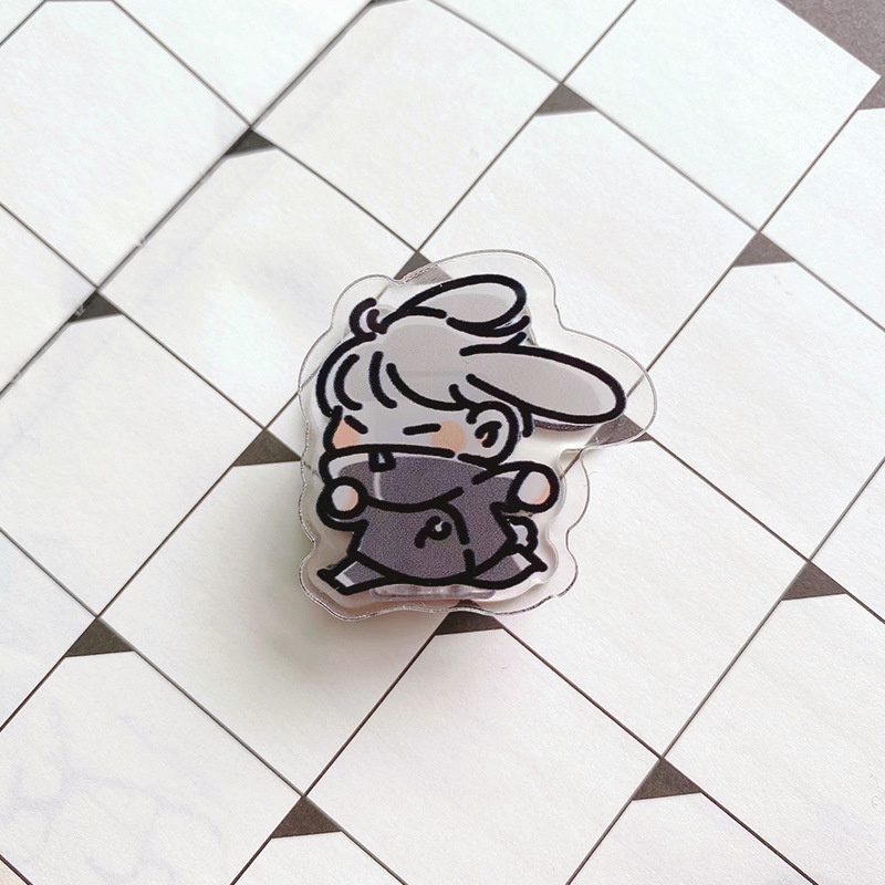 Bìa Đựng Tài Liệu Bằng Nhựa Acrylic Hai Mặt Họa Tiết Hoạt Hình Anime 24H