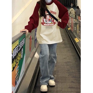 Áo Thun Nữ Tay Dài Cổ Tròn Form Rộng Chất Liệu 100% Cotton Mẫu Mới 2023