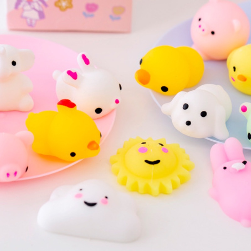 Đồ chơi squishy động vật dễ thương antistress ball bóp mochi rising toys