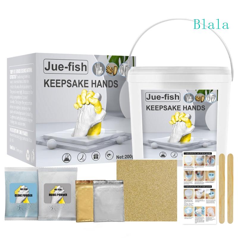 Blala hand casting kit gia đình sinh nhật kỷ niệm ngày cưới quà lưu niệm handmade cho nhà bé tắm tiệc tự chế carf
