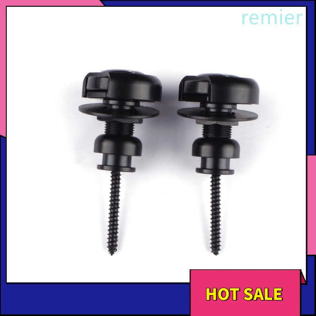 Re 2pcs guitar strap buckle lock button non-slip electric guitar zinc alloy for guitar player