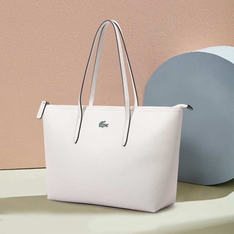 9518lacoste kích thước trung bình túi tote phong cách cổ điển túi giải trí nam túi đeo vai túi đeo chéo m