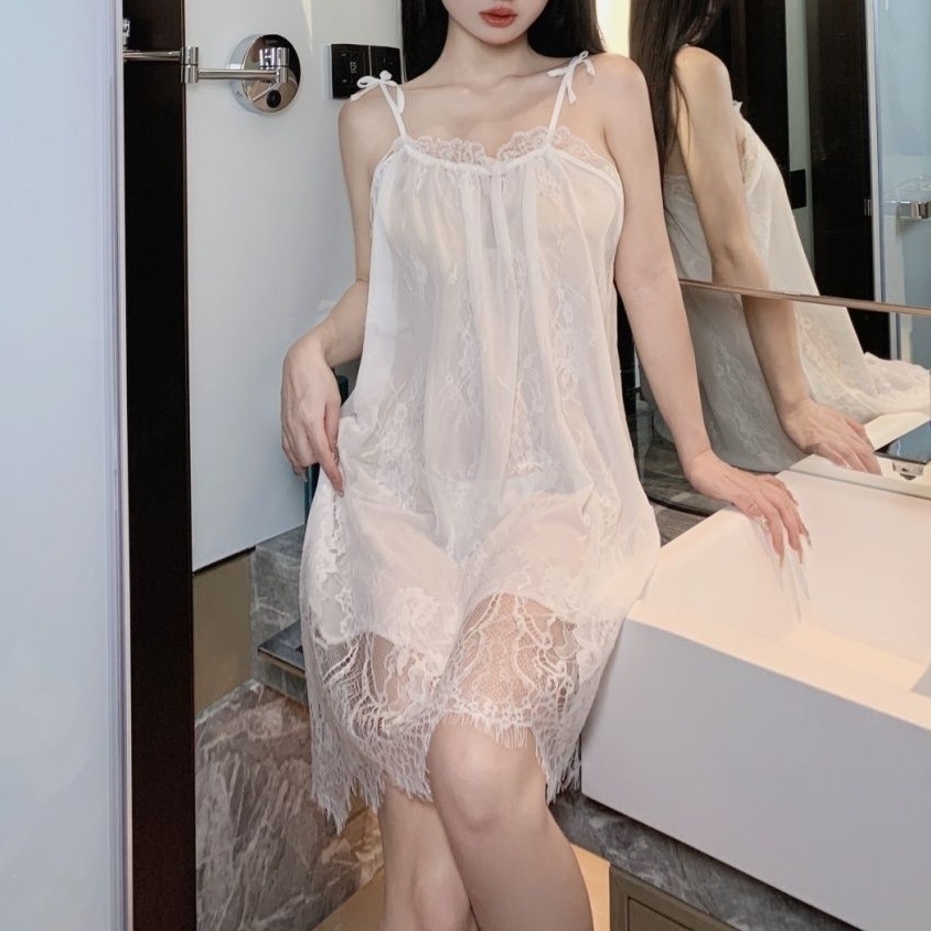 Đầm Ngủ Hai Dây Dáng Rộng Phong Cách Công Chúa Gợi Cảm Hàng Mới 2023