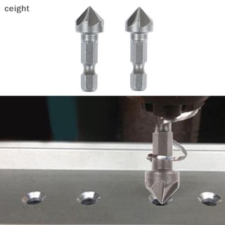 6 flute countersink drill bit chamfer cutg công cụ chế biến gỗ hexagon handle vn